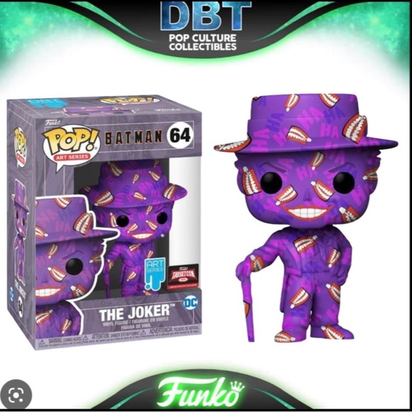 Funko Pop #64: Batman Returns: The JOKER (Art Series) Target - Picture 1 of 2